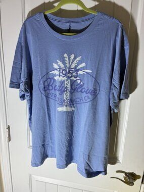 Body Glove Tee In Light Blue Size 2X